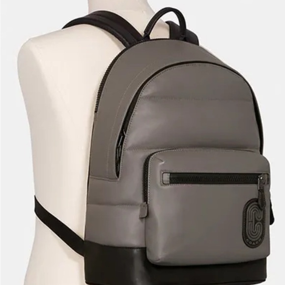 Coach Gray Backpack - Picture 3 of 7